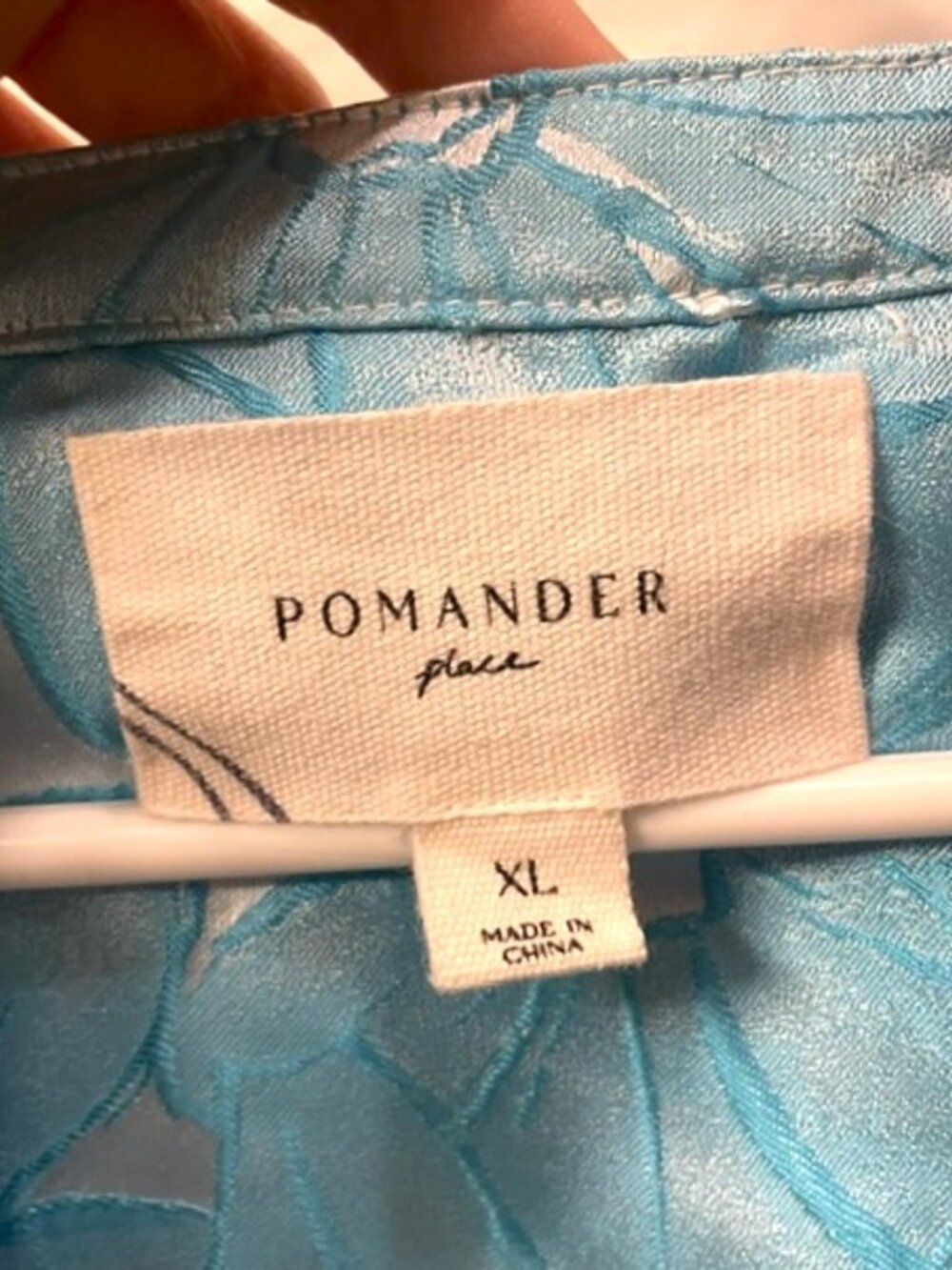 Tuckernuck Pomander Place Blue Daisy Jacquard Kenzo Dress Size XL - Picture 12 of 16